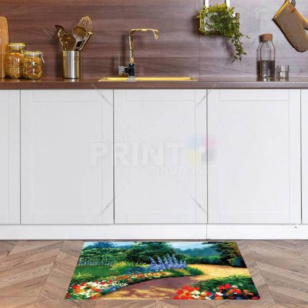 Garden Flower Path Floor Sticker