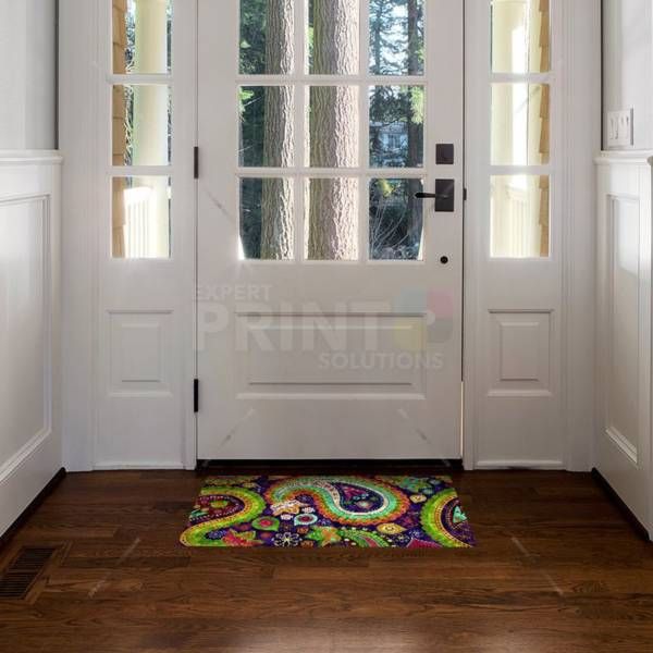 Beautiful Folk Ethnic Native Boho Paisley Design #2 Floor Sticker