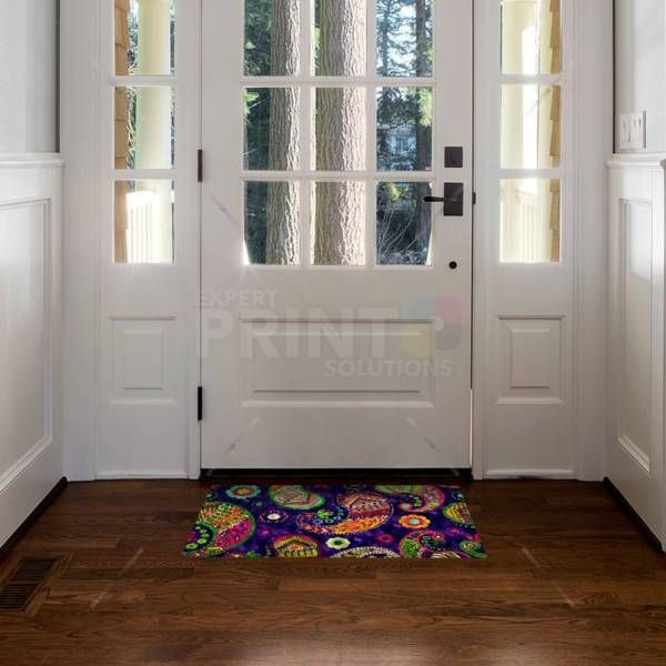 Beautiful Folk Ethnic Native Boho Paisley Design #3 Floor Sticker