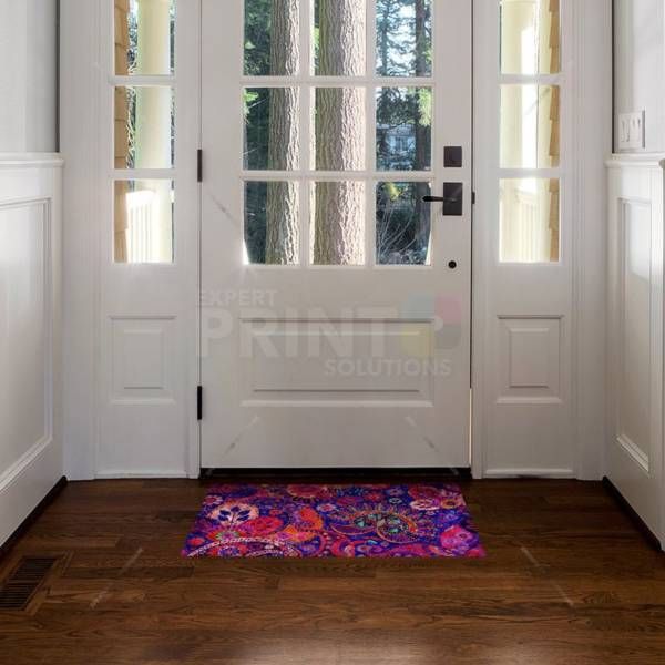 Beautiful Folk Ethnic Native Boho Paisley Design #5 Floor Sticker
