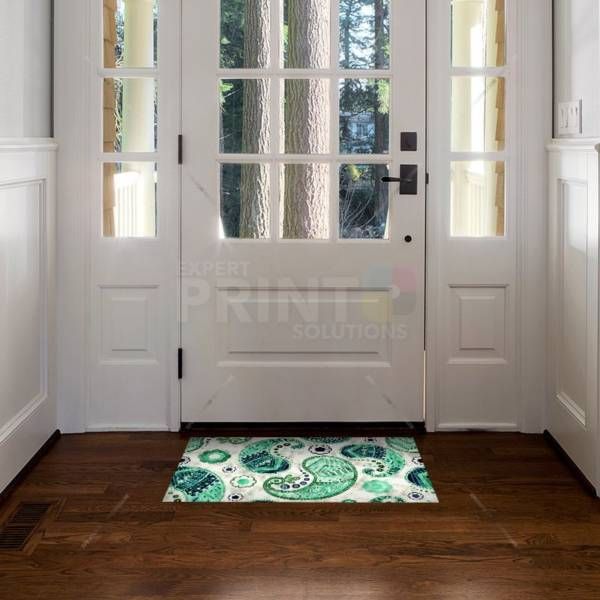 Beautiful Folk Ethnic Native Boho Paisley Design #6 Floor Sticker