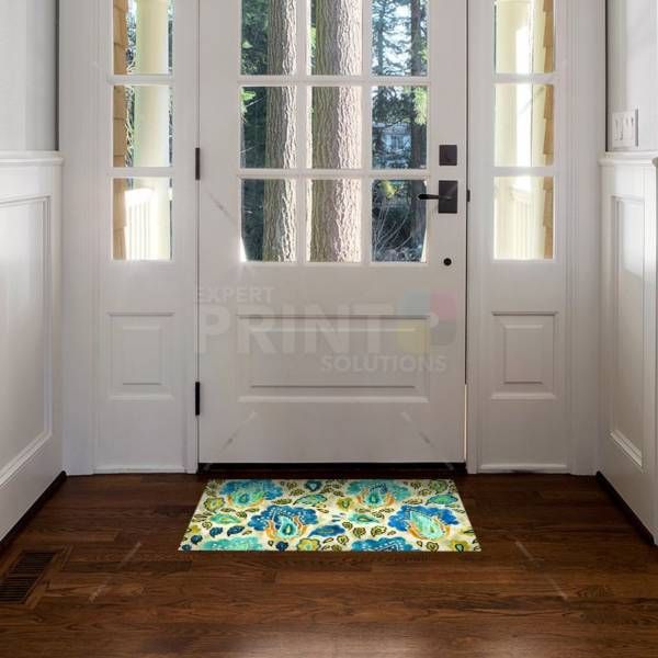 Beautiful Ethnic Native Boho Flower Design #3 Floor Sticker