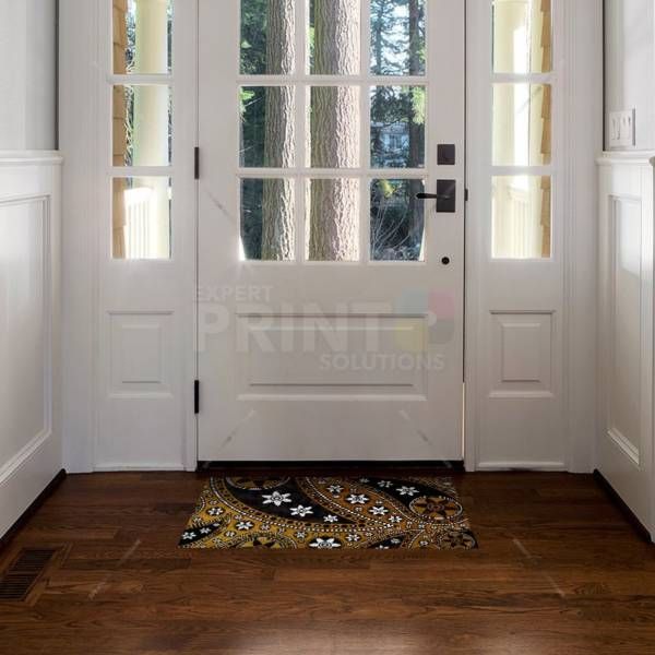 Beautiful Folk Ethnic Native Boho Paisley Design #12 Floor Sticker