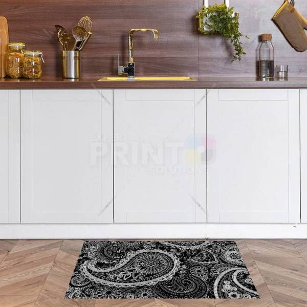 Beautiful Folk Ethnic Native Boho Paisley Design #21 Floor Sticker