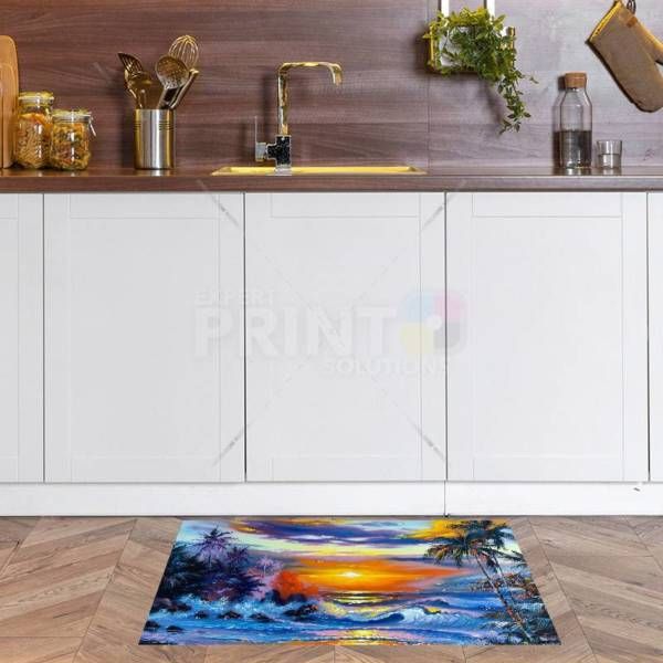 Tropical Sunset over the Sea Floor Sticker