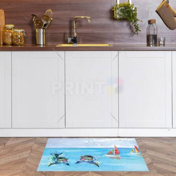 Cute Dolphins Playing Floor Sticker
