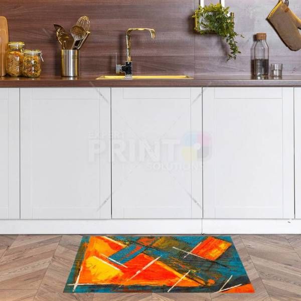 Colorful Abstract Design Floor Sticker