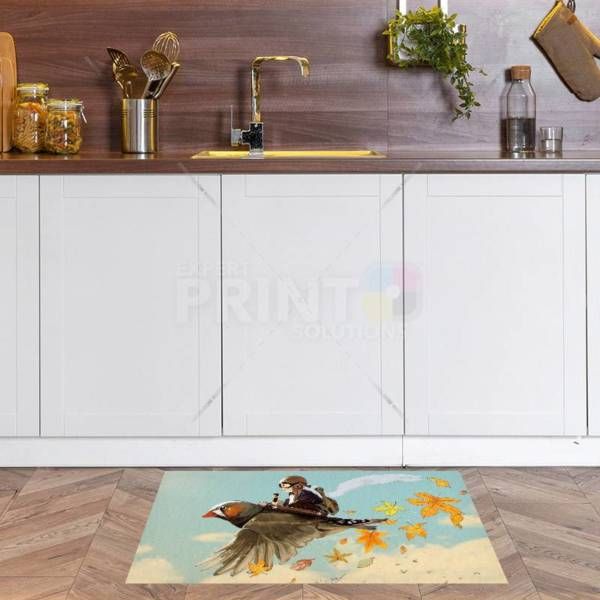 Fairy and a Finch Floor Sticker