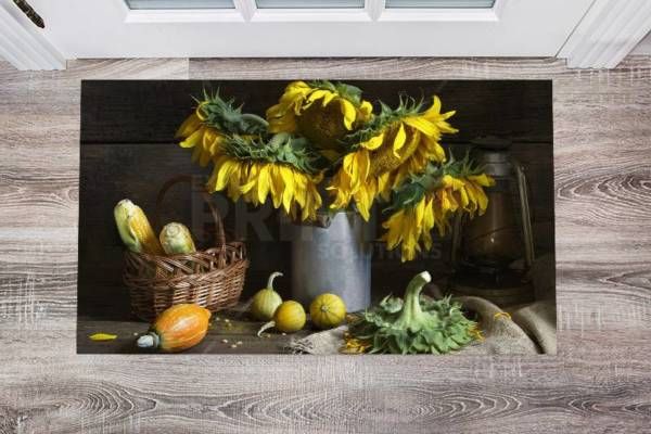 Still Life Sunflowers Floor Sticker