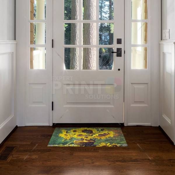 Sunflowers in the Table Floor Sticker