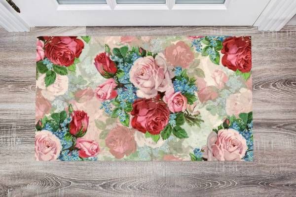 Victorian Rose Bouquets #2 Floor Sticker