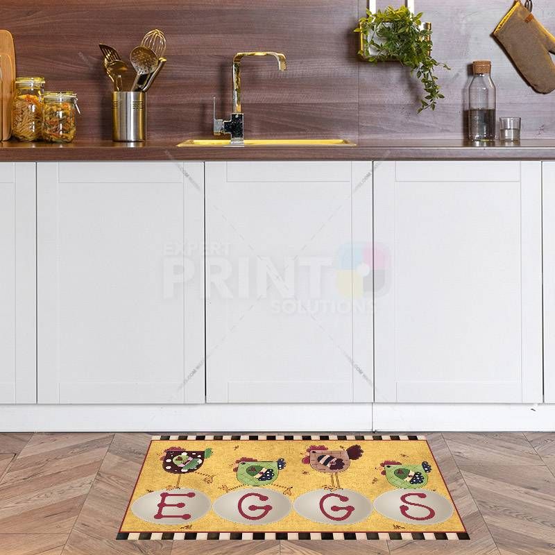 Farm Fresh Eggs and Chickens Floor Sticker - Expert Print Solutions