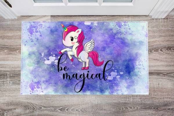 Be Magical Unicorn Floor Sticker