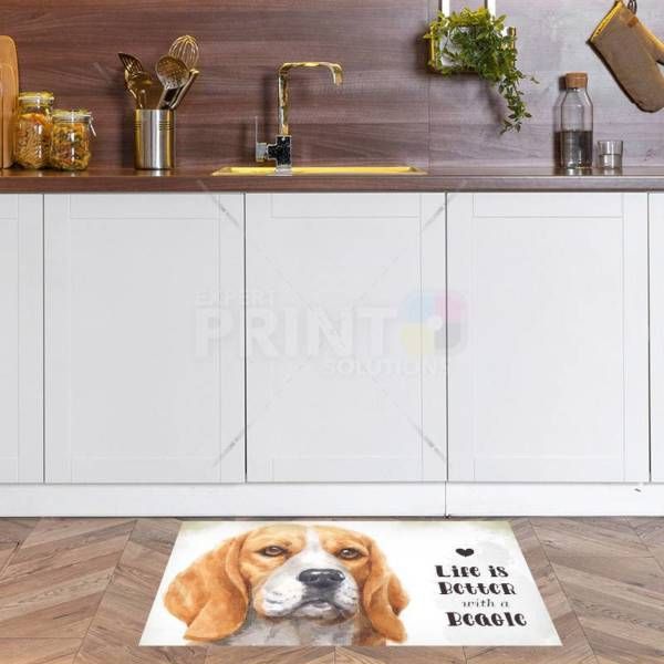 Life is Better with a Beagle Floor Sticker