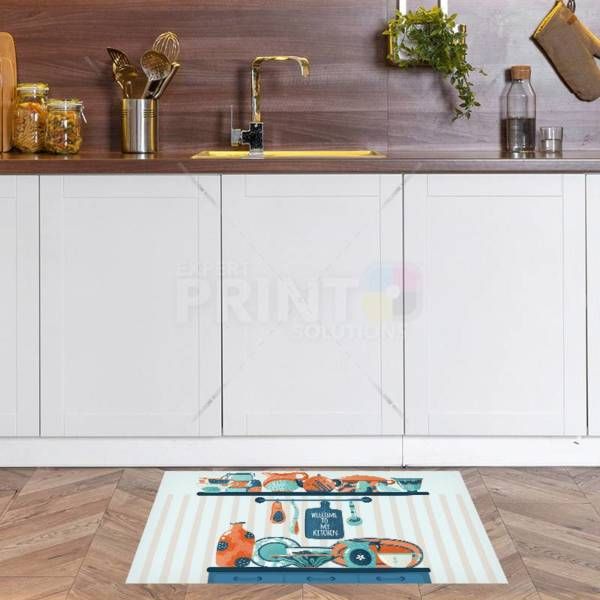 Beautiful Summer Ocean Sunset Floor Sticker