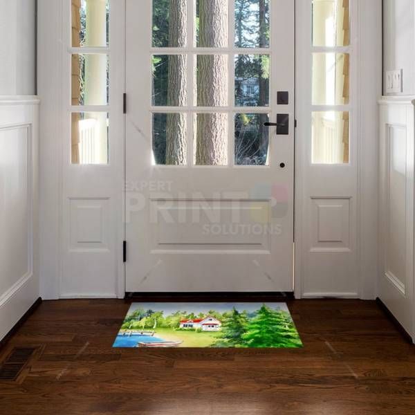Little Cottage By the Lake #1 Floor Sticker