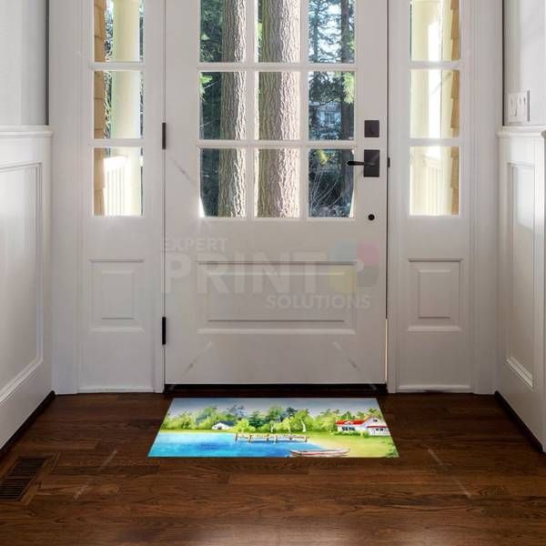 Little Cottage By the Lake #2 Floor Sticker