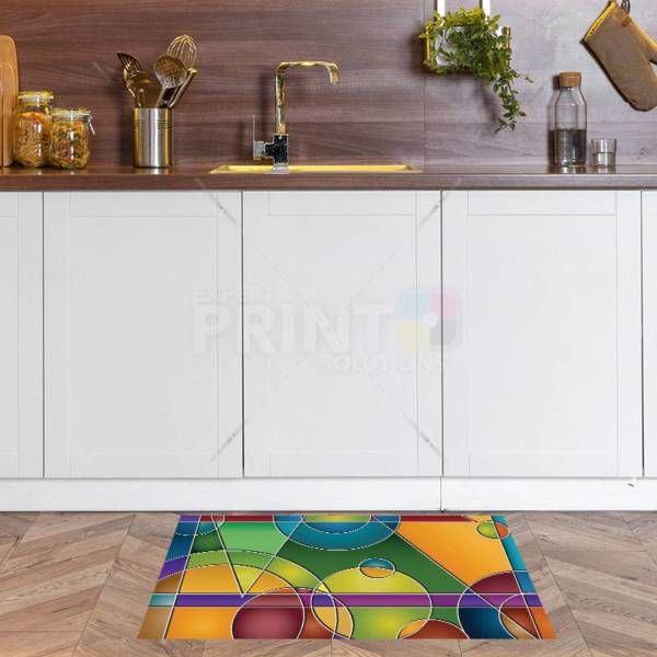 Colorful Abstract Design #5 Floor Sticker