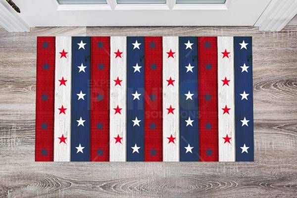 Stars and Stripes Floor Sticker