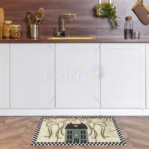 Primitive Country Folk Design #20 - Home Prim Home Floor Sticker