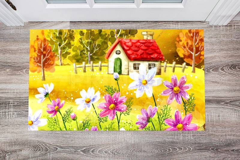 Little Cute Cottage Floor Sticker