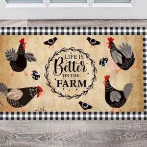 Life is Better on the Farm Floor Sticker