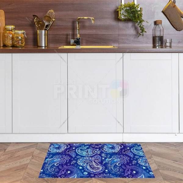 Bohemian Folk Art Ethnic Paisley Design #2 Floor Sticker