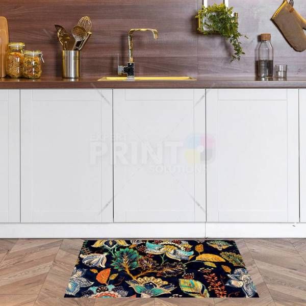 Bohemian Folk Art Ethnic Paisley Design #17 Floor Sticker