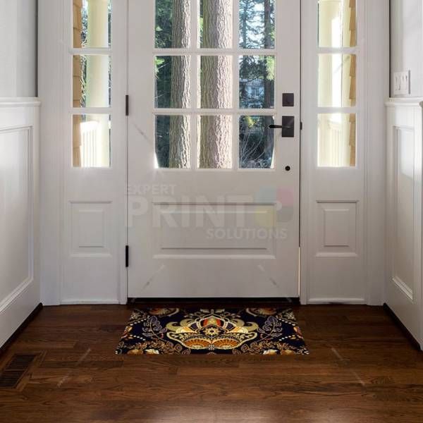 Bohemian Folk Art Ethnic Paisley Design #18 Floor Sticker