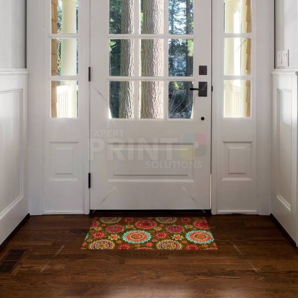 Bohemian Folk Art Ethnic Mandala Design #2 Floor Sticker