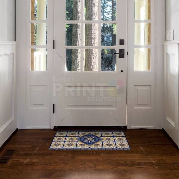 Bohemian Folk Tile Pattern #1 Floor Sticker