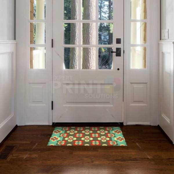 Colorful Vintage Retro Pattern #2 Floor Sticker