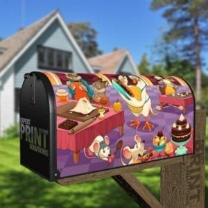 Cute Animal Kitchen Decorative Curbside Farm Mailbox Cover