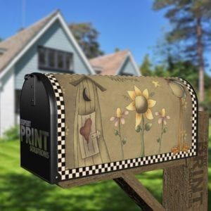 Primitive Country Cute Chicken - Welcome Decorative Curbside Farm Mailbox Cover
