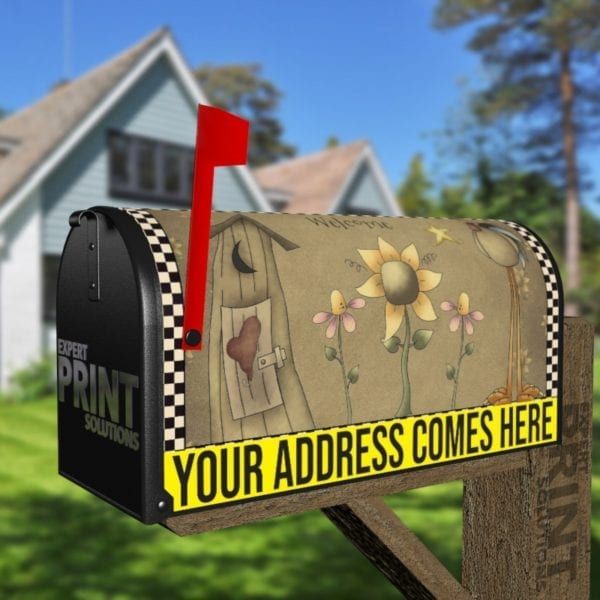Primitive Country Cute Chicken - Welcome Decorative Curbside Farm Mailbox Cover