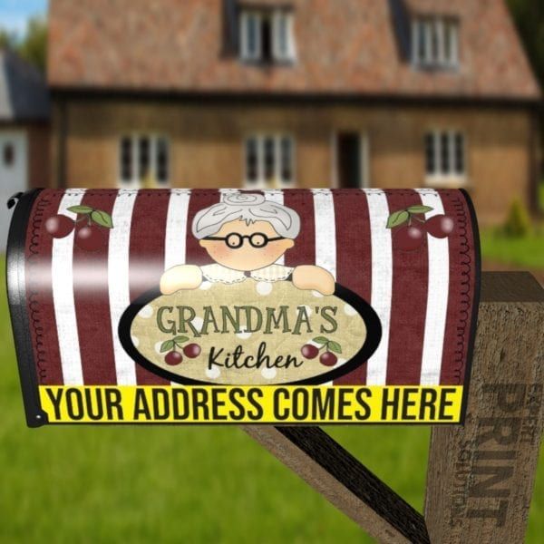 Grandma's Kitchen Decorative Curbside Farm Mailbox Cover