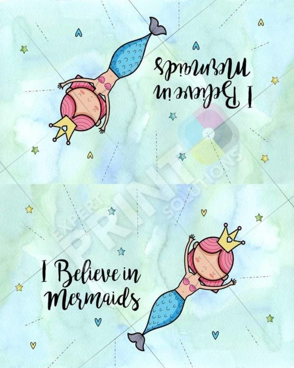 I Believe in Mermaids! Decorative Curbside Farm Mailbox Cover