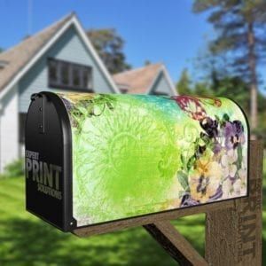 Shabby Chic Garden #12 Decorative Curbside Farm Mailbox Cover