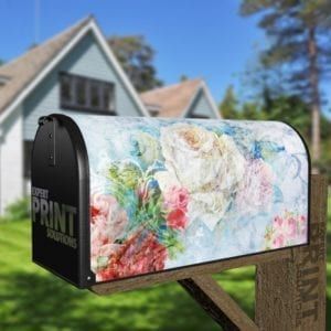 Shabby Chic Garden #6 Decorative Curbside Farm Mailbox Cover