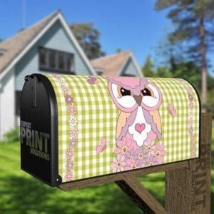 Cute Grumpy Owl #4 Decorative Curbside Farm Mailbox Cover