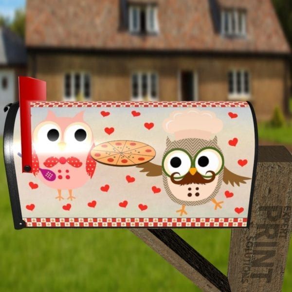 Cooking Owl #16 Decorative Curbside Farm Mailbox Cover