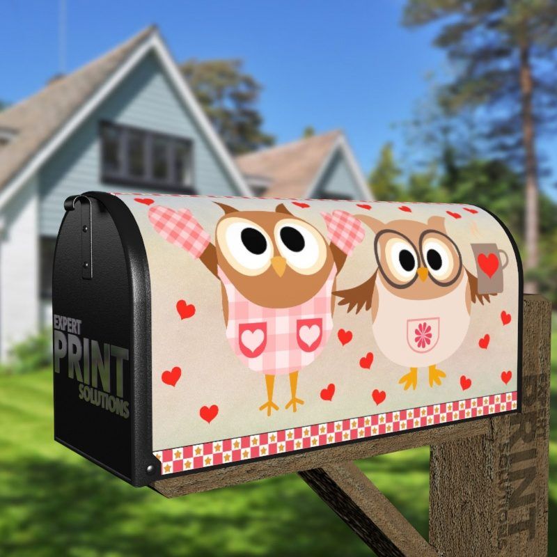 Cooking Owl #5 Decorative Curbside Farm Mailbox Cover