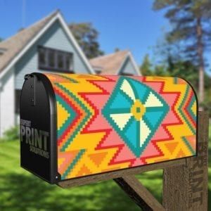 Inca Design #2 Decorative Curbside Farm Mailbox Cover