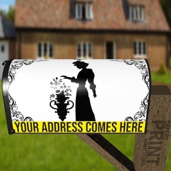 Victorian Lady Decorative Curbside Farm Mailbox Cover