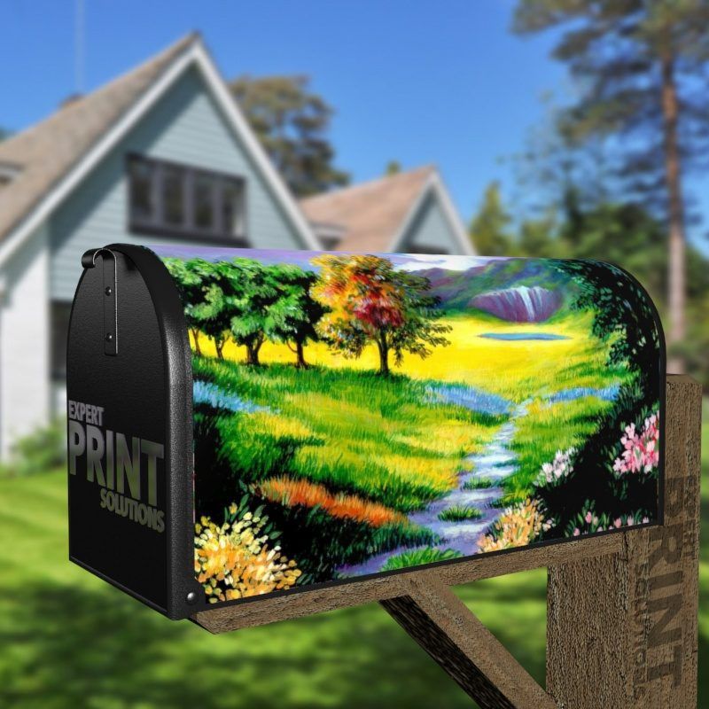 Summertime Valley Decorative Curbside Farm Mailbox Cover