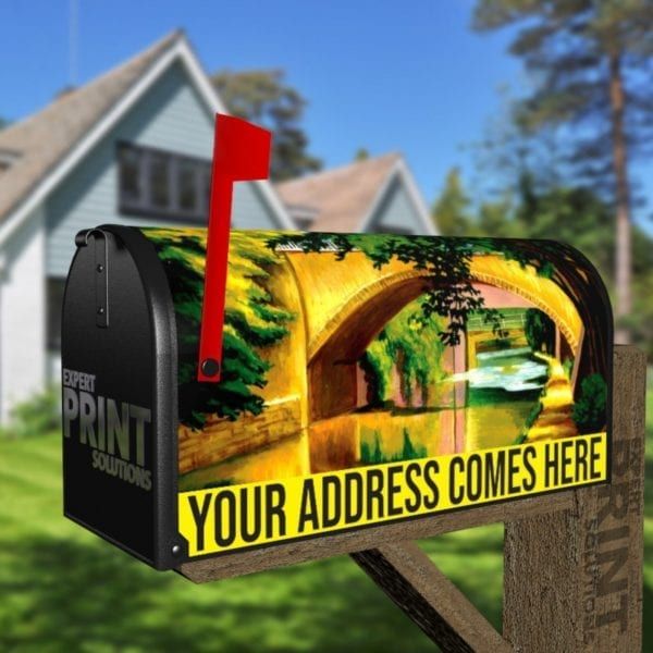Canal of Amsterdam Decorative Curbside Farm Mailbox Cover