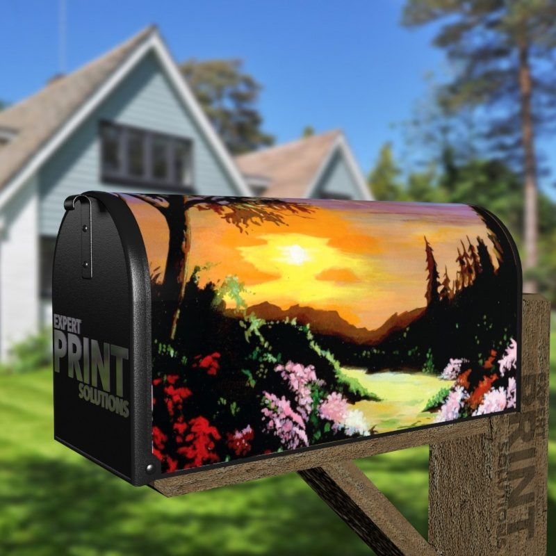 When the Sun Goes Down Decorative Curbside Farm Mailbox Cover