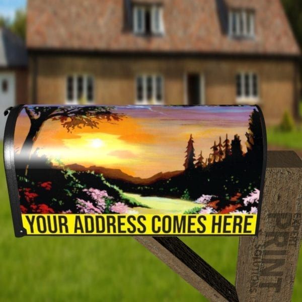 When the Sun Goes Down Decorative Curbside Farm Mailbox Cover