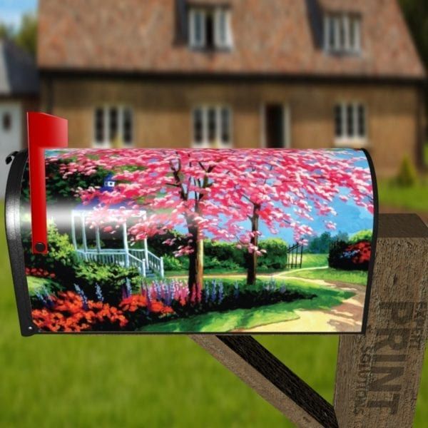 Oriental Garden Decorative Curbside Farm Mailbox Cover