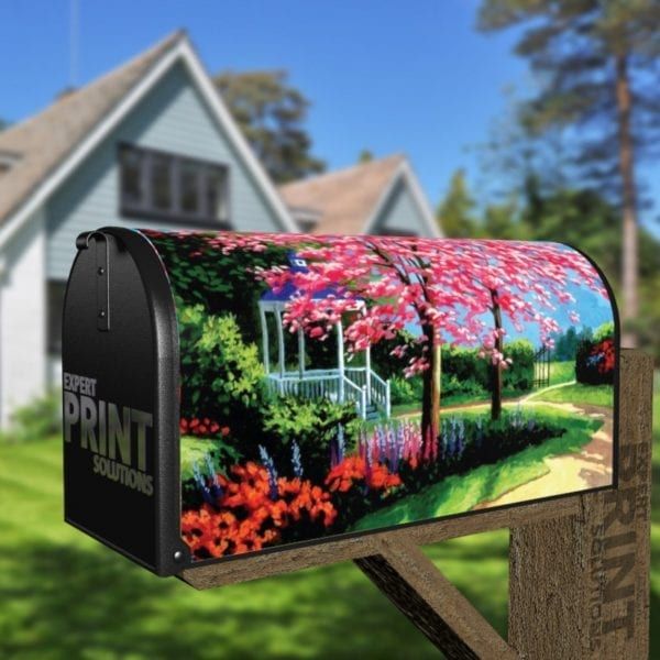 Oriental Garden Decorative Curbside Farm Mailbox Cover